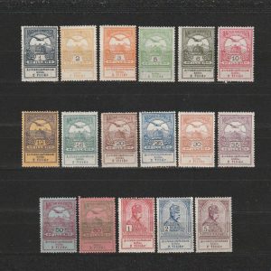 Árvíz / Inundații LP160-176 Ungaria 1913 - Serie completă nestampilată