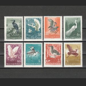 Madarak II / Păsări II LP1657-1664 Ungaria 1959 - Serie completă nestampilată