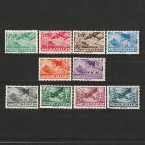 Repülő III / Avioane III LP561-570 Ungaria 1936 - Serie completă nestampilată