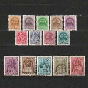 Templomok I / Biserici I LP631-644 Ungaria 1939 - Serie completă nestampilată