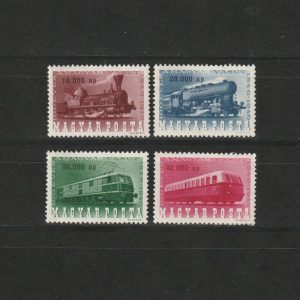 Vasútjubileum / Jubileul Căilor Ferate LP979-982 Ungaria 1946 - Serie completă nestampilată